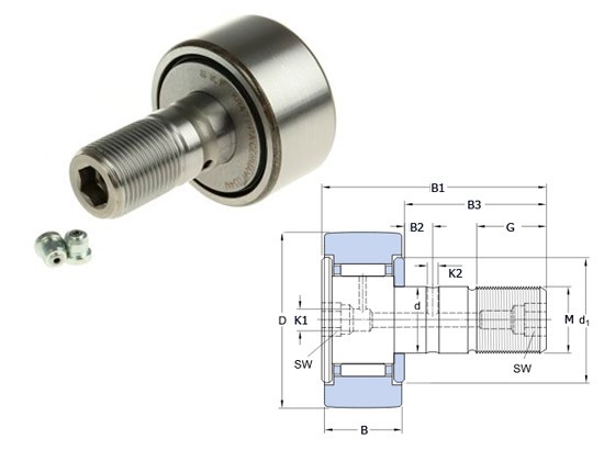 Подшипник NUKR 40 18×40×58 мм